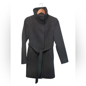H&M heater gray trench coats belted coats